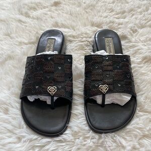 Brighton Maddy Woven Leather Sandals